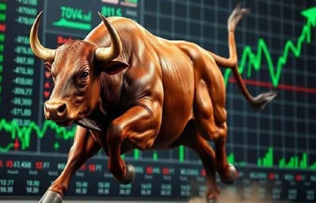 Stock market rises for the fifth consecutive day; Sensex jumps 254 points.