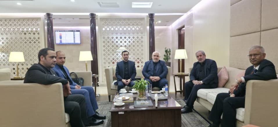 Nezami, Deputy Secretary of Iran's Supreme National Security Council, arrives in New Delhi to attend the BRICS meeting.