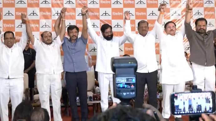 Six rebel Shiv Sena UBT MPs join Shinde faction