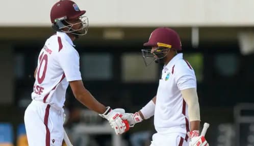 Amir Jangoo and Roston Chase spearhead a strong comeback for the West Indies.