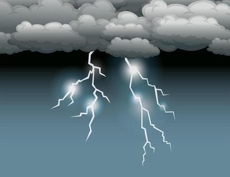 Warning for thunderstorm, lightning and wind: Orange warning for 11 districts, Yellow warning for 11 districts for the next 24 hours