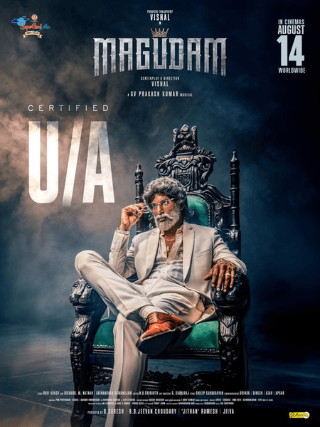 Vishal's 'Magudam' cleared for release with 'U/A' certificate