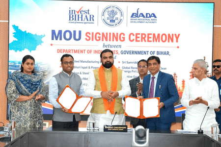 Bihar govt signs MoUs worth Rs 51,600 crore to boost industrial investment