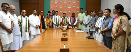 BJP central leaders ask Tripura unit to strengthen network ahead of local polls
