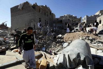 Houthi missiles, drones strike military sites in Yemen's Marib province