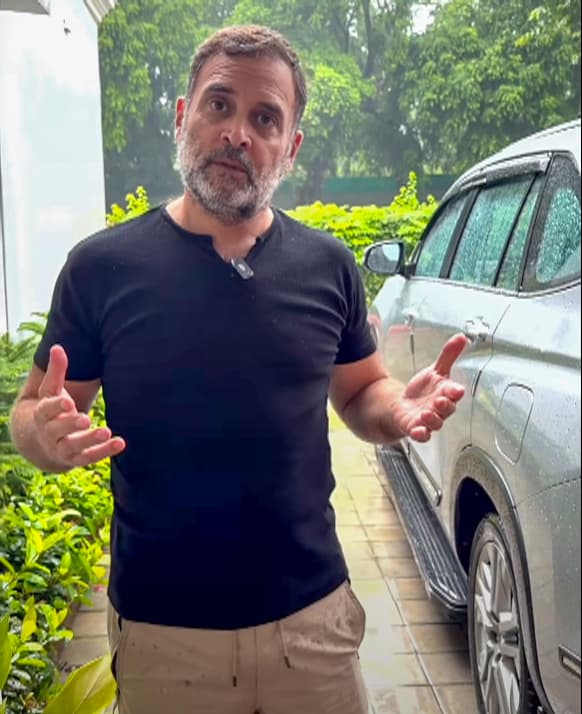 Implement 2023 law without any conditions: LoP Rahul counters Rijiju's women's quota Bill remarks