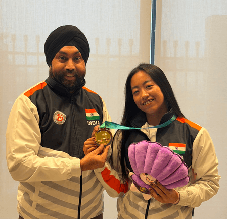 'This medal means a lot to me': Ariha after winning India’s first-ever Asian gold in aerobic gymnastics