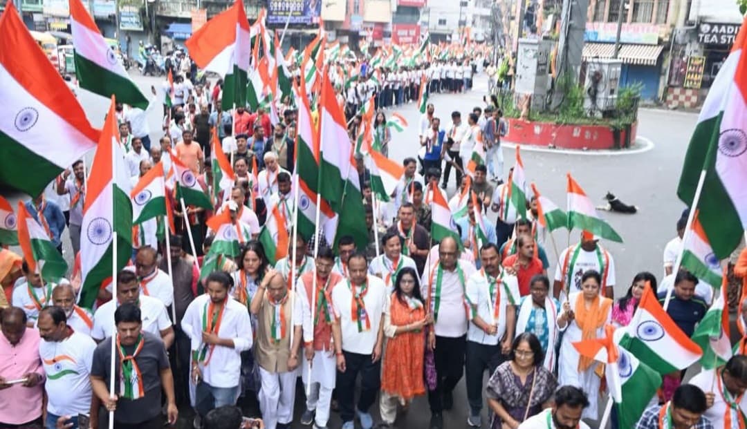 Grand Tiranga Yatra held in Ranchi; conveyed a message of patriotism and unity.
