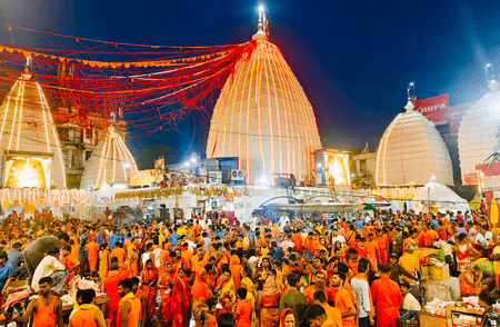 Shravan's 2nd Monday draws massive crowds to Deoghar Temple, special arrangements for devotees