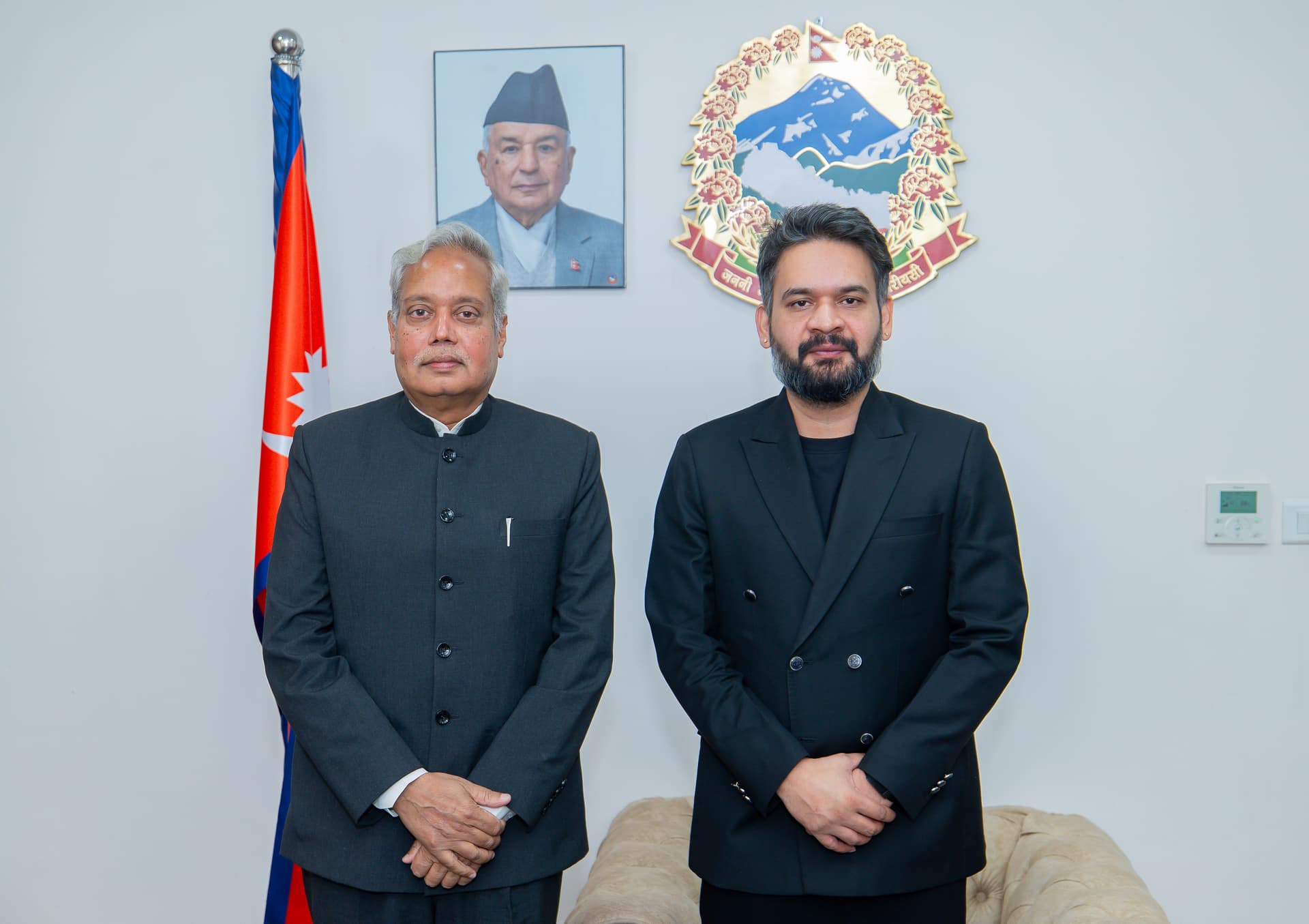 PM Balendra Shah meets India's Ambassador to Nepal; bilateral issues discussed.