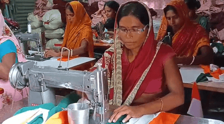 Har Ghar Tiranga campaign generates employment for Jeevika Didis in Samastipur
