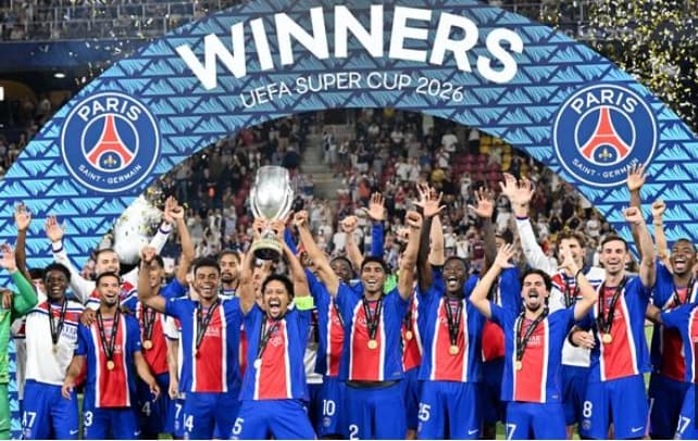 Sports Football Psg Win Uefa Super Cup