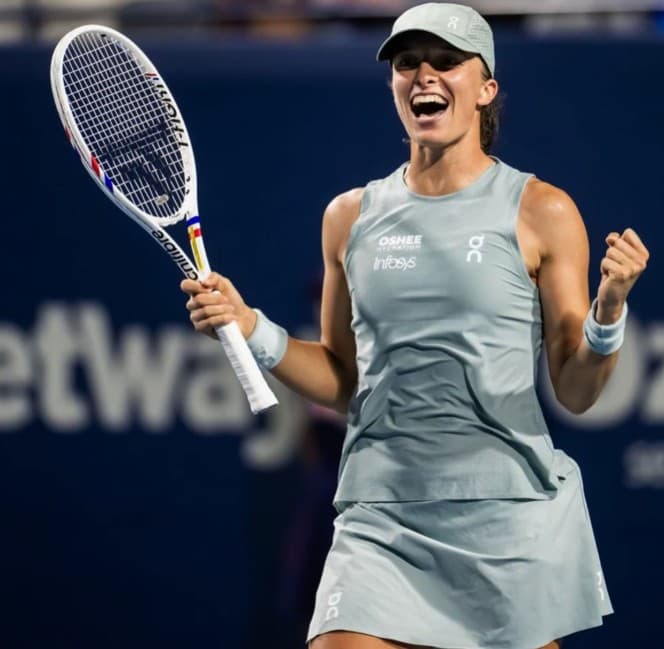 Sports Tennis Swiatek Win Canadian Open