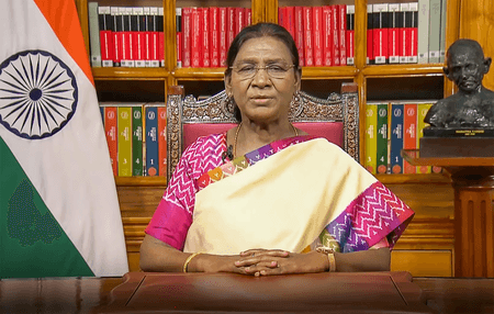 President Murmu hails women’s rise, youth power on I-Day eve