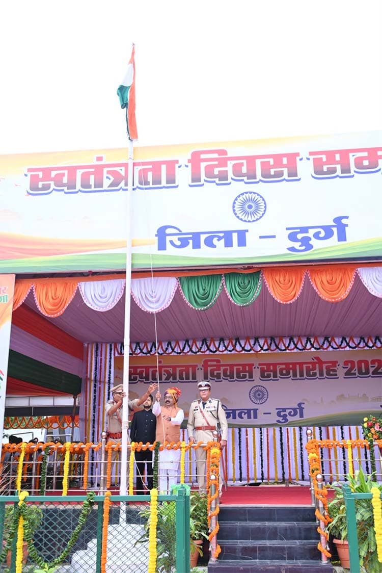 Deputy Cm Sao Hoisted Flag
