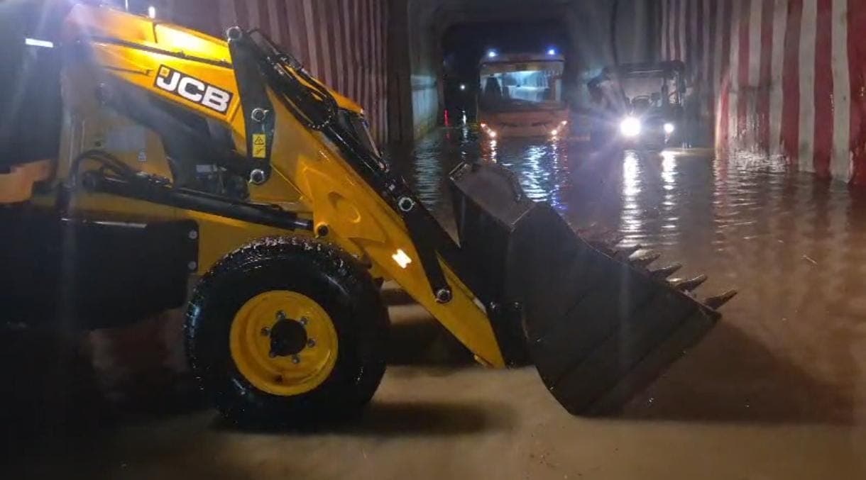 Mahoba Underpass Flooded
