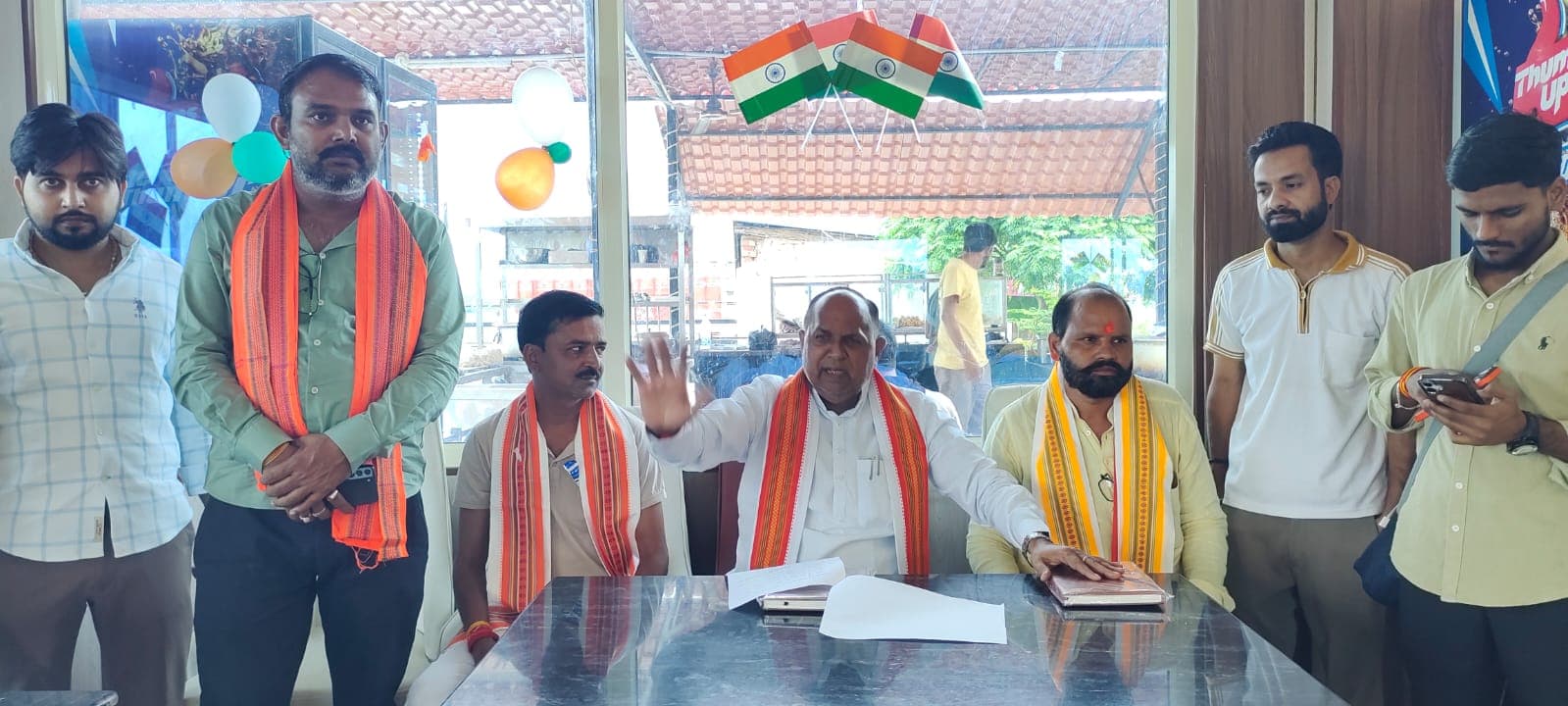 Former Mla Held A Press Confer