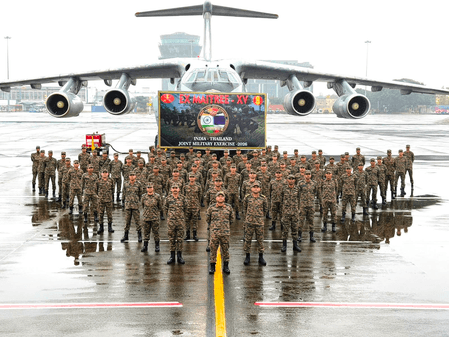 Indian Army contingent departs for India-Thailand joint military exercise MAITREE-XV