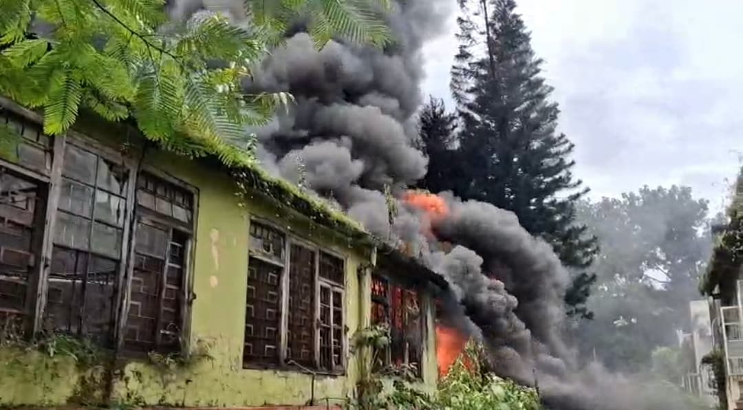 Massive Fire At Siliguri Plast