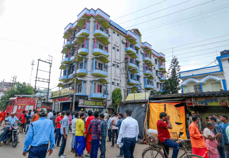 Tarapith hotel fire: Police search for main hotel owner absconding since mishap
