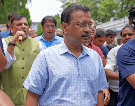 Kejriwal questions AAP MLA Kuldeep Kumar's detention, accuses Delhi Police of CCTV vandalism