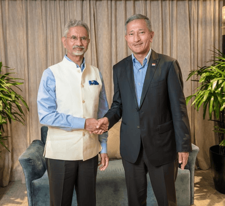EAM Jaishankar, Singapore FM Balakrishnan discuss ways to deepen strategic ties