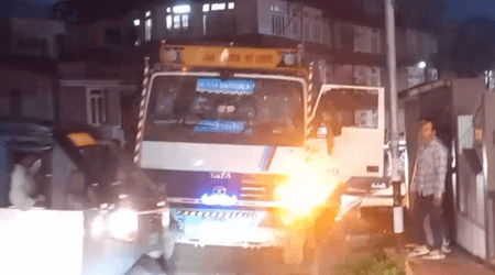 Meghalaya: KSU rally turns violent in Shillong, vehicles torched