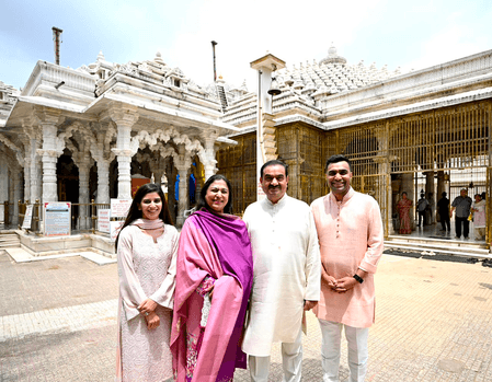 Gautam Adani visits Mahudi Jain Temple in Gujarat ahead of ‘Paryushan Mahaparva’
