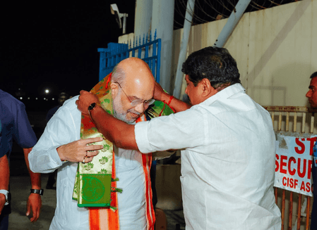 HM Amit Shah arrives in Chennai for Southern Zonal Council meeting