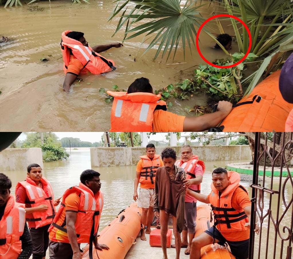 Youth rescued from flood water after five days