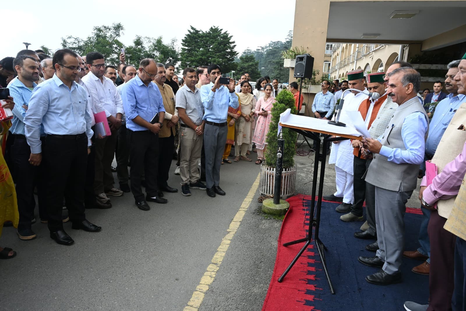 Cm Tribute Rajib Gandhi