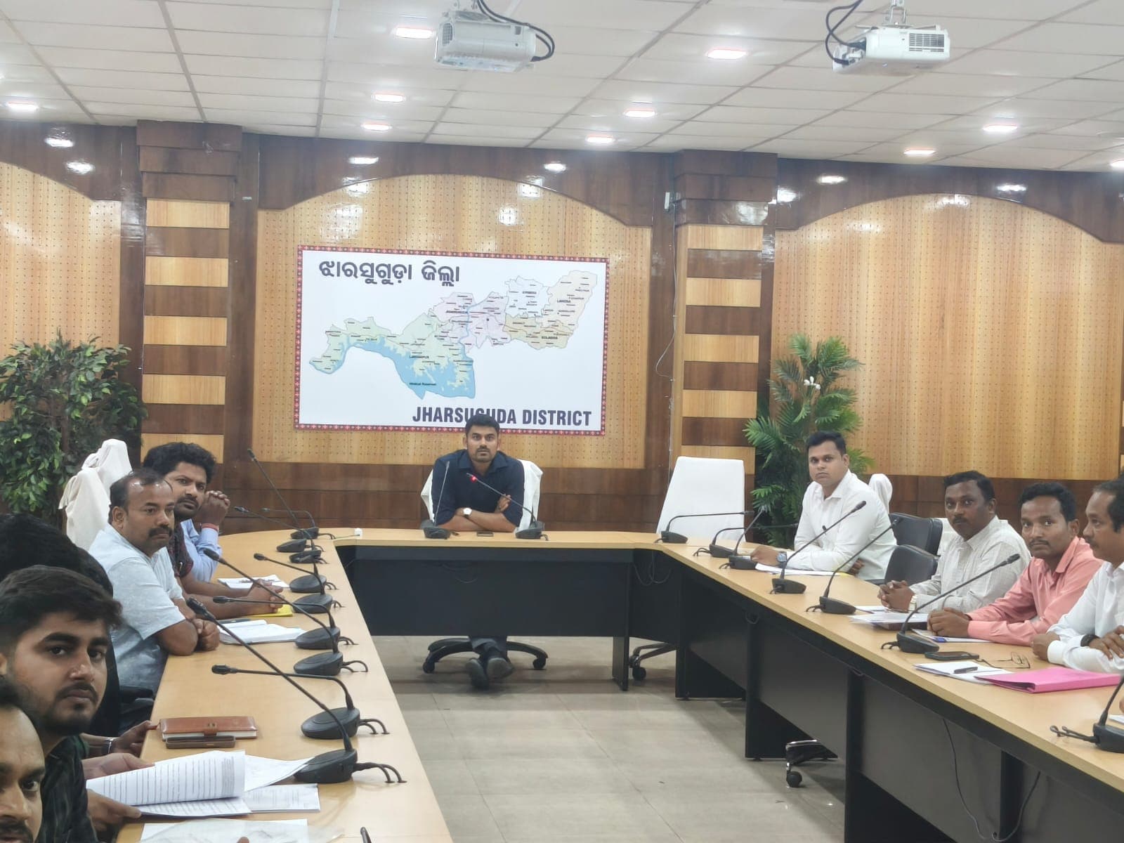 Review Meeting On Nh 49 Expans Jharsuguda