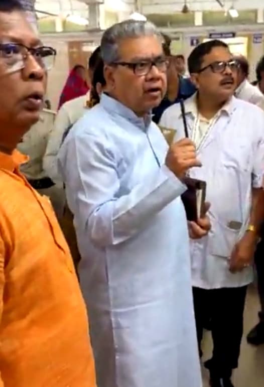 Burdwan Health Minister Visit
