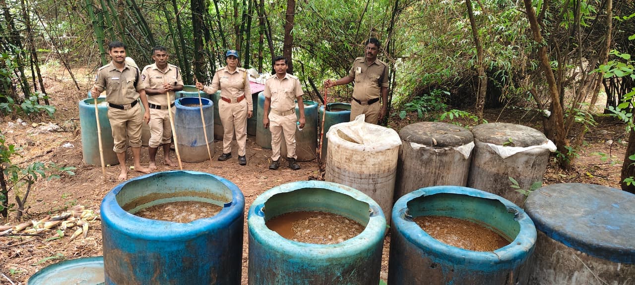 Police Excise Raid Ganjam