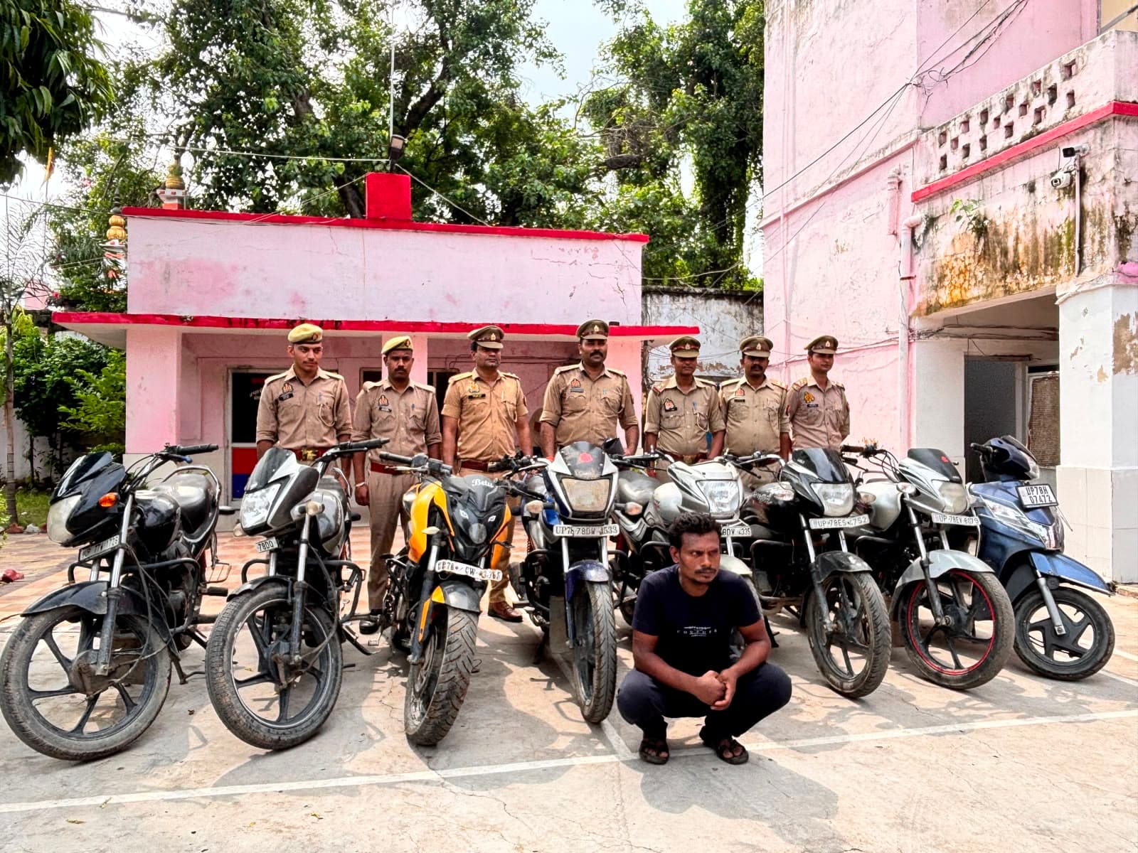 Vehicle Thief Arrested 8 Vehicles Recovered