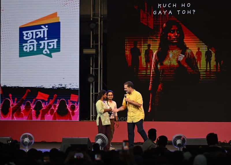 Rahul Gandhi addresses Gen-Z in Pune, challenges 'Manusmriti' view on women