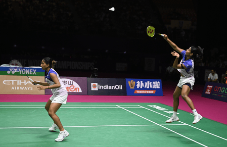 Dhawan praises Treesa-Gayatri's historic bronze medal win at World Championships