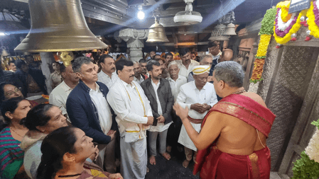 K'taka Minister offers special prayers for good rains in Madikeri