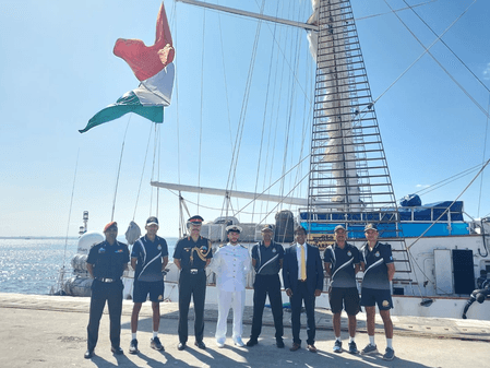 INS Sudarshini arrives in Lisbon, carrying message of friendship
