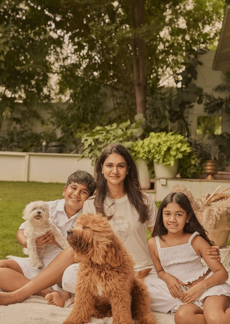 Sneha Reddy shares pictures of her ‘world’ with kids and pets, fans ask ‘Where is Allu Arjun?’