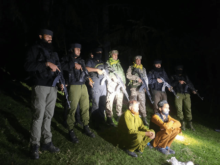 Two terror associates arrested in J&K’s Pulwama; arms and ammunition recovered