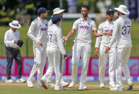 2nd Test: Prasidh strikes twice as SL reach 130/4 at Lunch in Colombo