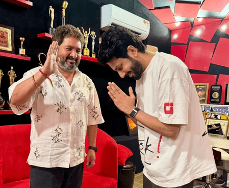 Anirudh Ravichander seeks blessings from lyricist Kasarla Shyam in new social media post