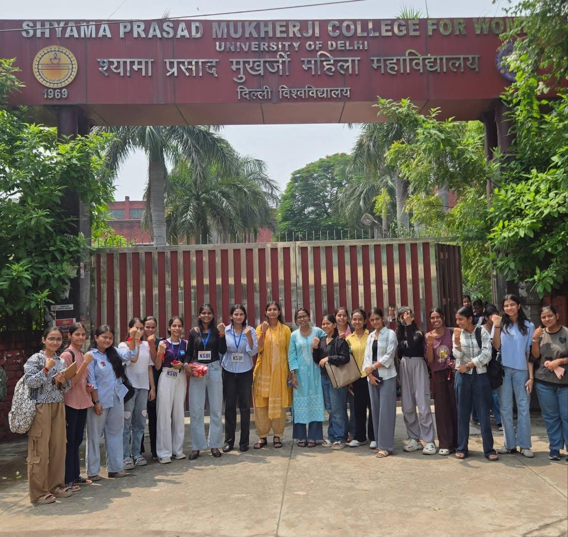 Nsui Celebrates Rakhi Sakhi Du Girls College