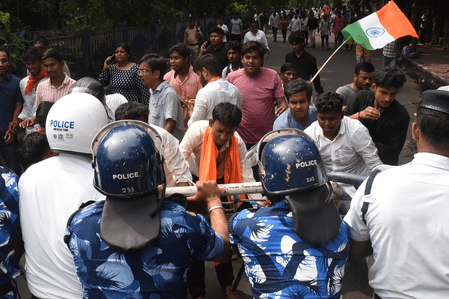 Bengal: Police examine CCTV footage of Jadavpur University clash