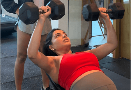 Samantha Ruth Prabhu shares a glimpse of her pregnancy workout: ‘Training looks a different these days’