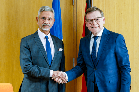 India and Germany discuss Ukraine conflict and Strait of Hormuz
