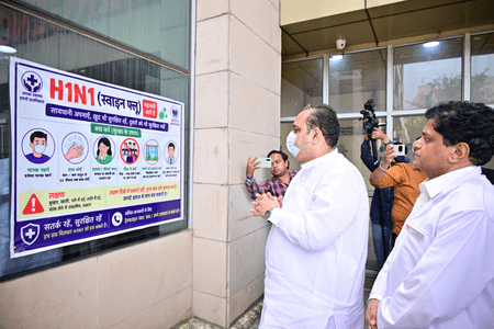 Delhi Health Minister inspects H1N1 preparedness at Indira Gandhi Hospital
