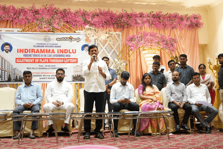 Selection of beneficiaries for Indiramma Towers in transparent manner, says Telangana minister