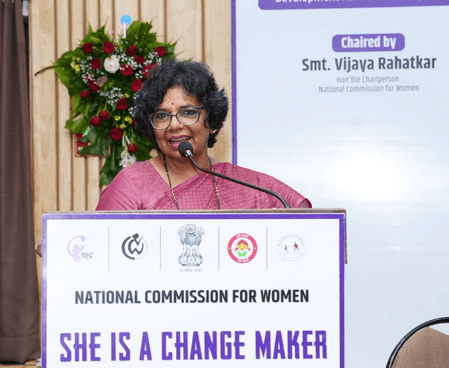 NCW chief Vijaya Rahatkar educates women on right to file ‘Zero FIR’
